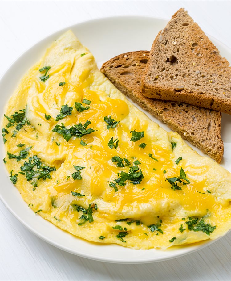 Omelet-with-Toast-&-Butter - ThaiMantra Pattaya Omelet-with-Toast-&-Butter