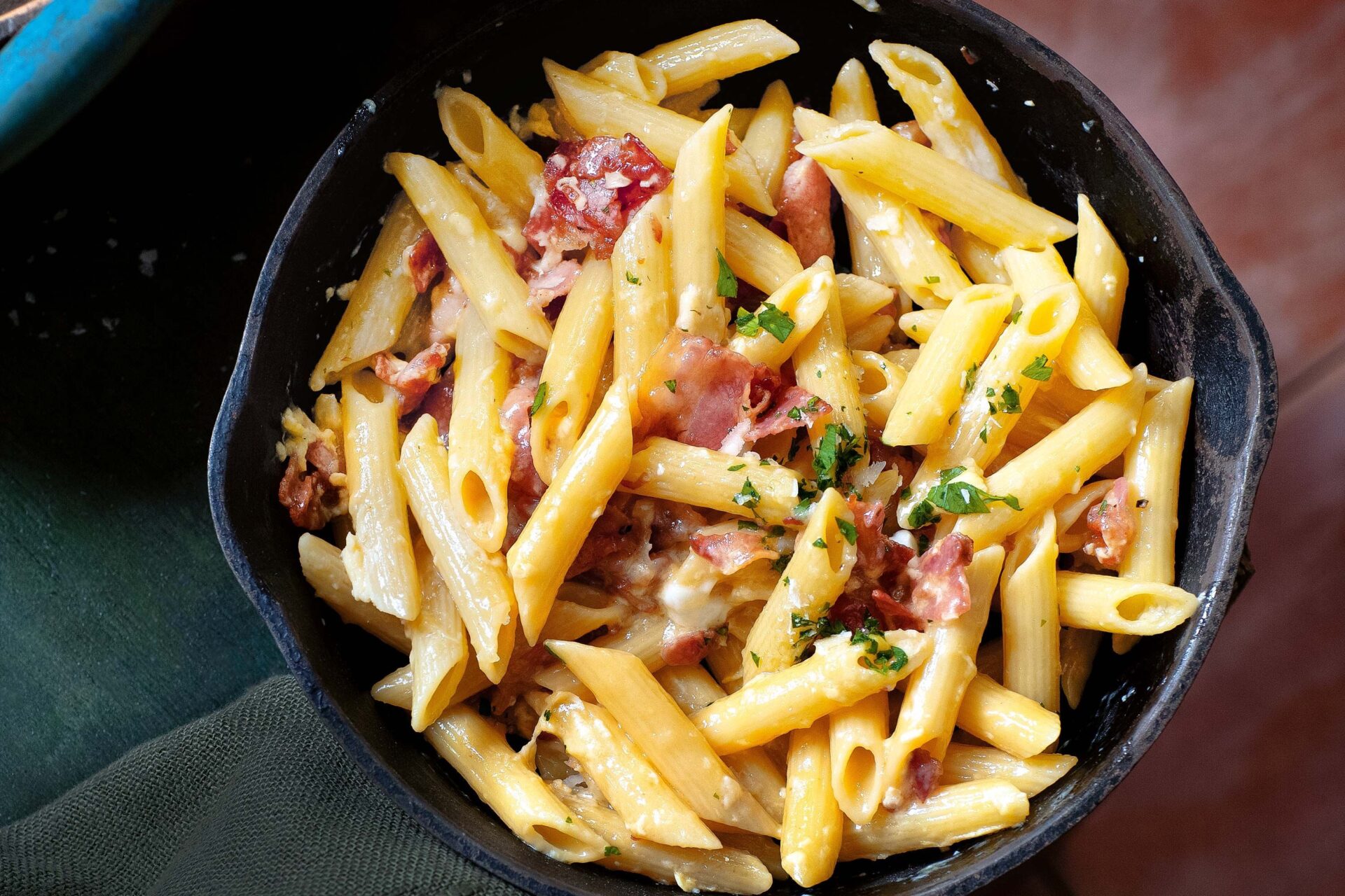 Penne-Alla-Carbonara - ThaiMantra Pattaya Penne-Alla-Carbonara