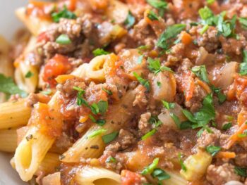 Penne-Bolognese