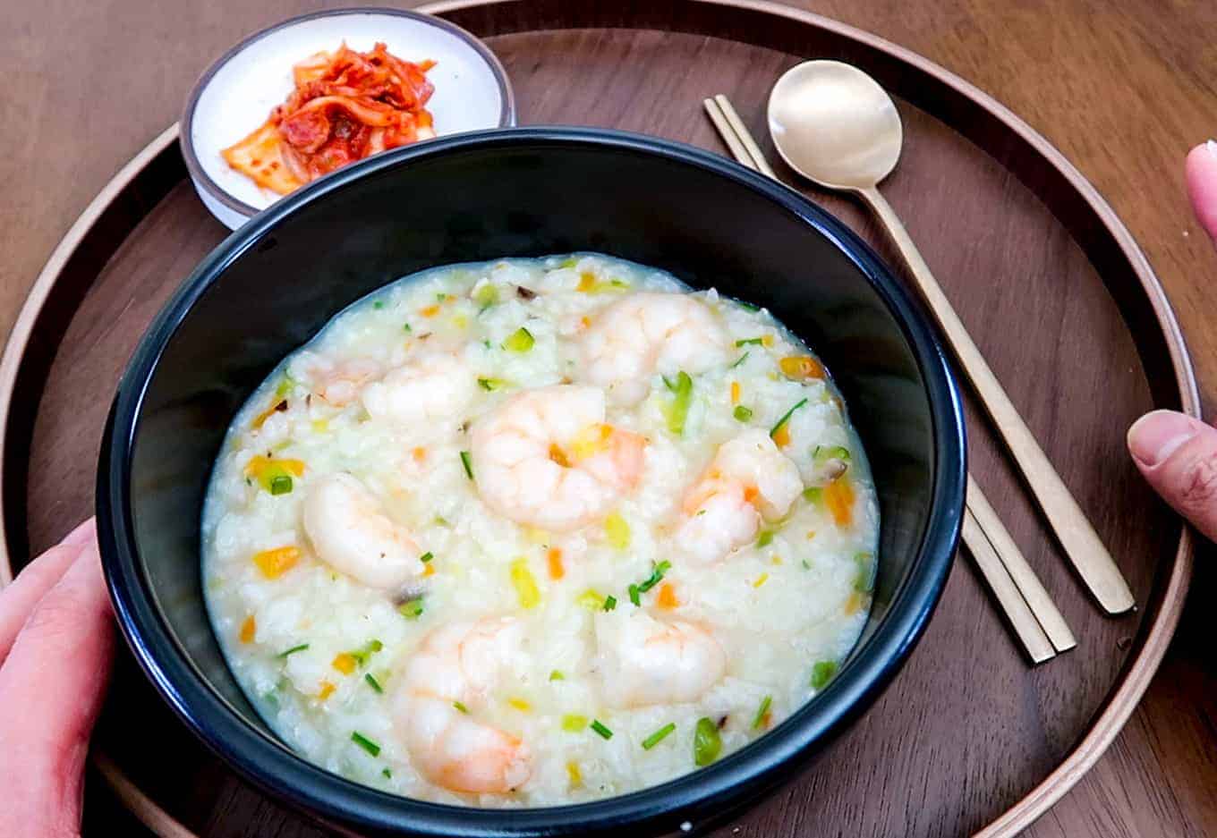 Shrimp-Rice-Porridge - ThaiMantra Pattaya Shrimp-Rice-Porridge