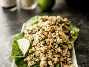 Spicy-Minced-Chicken-Salad-with-Herb
