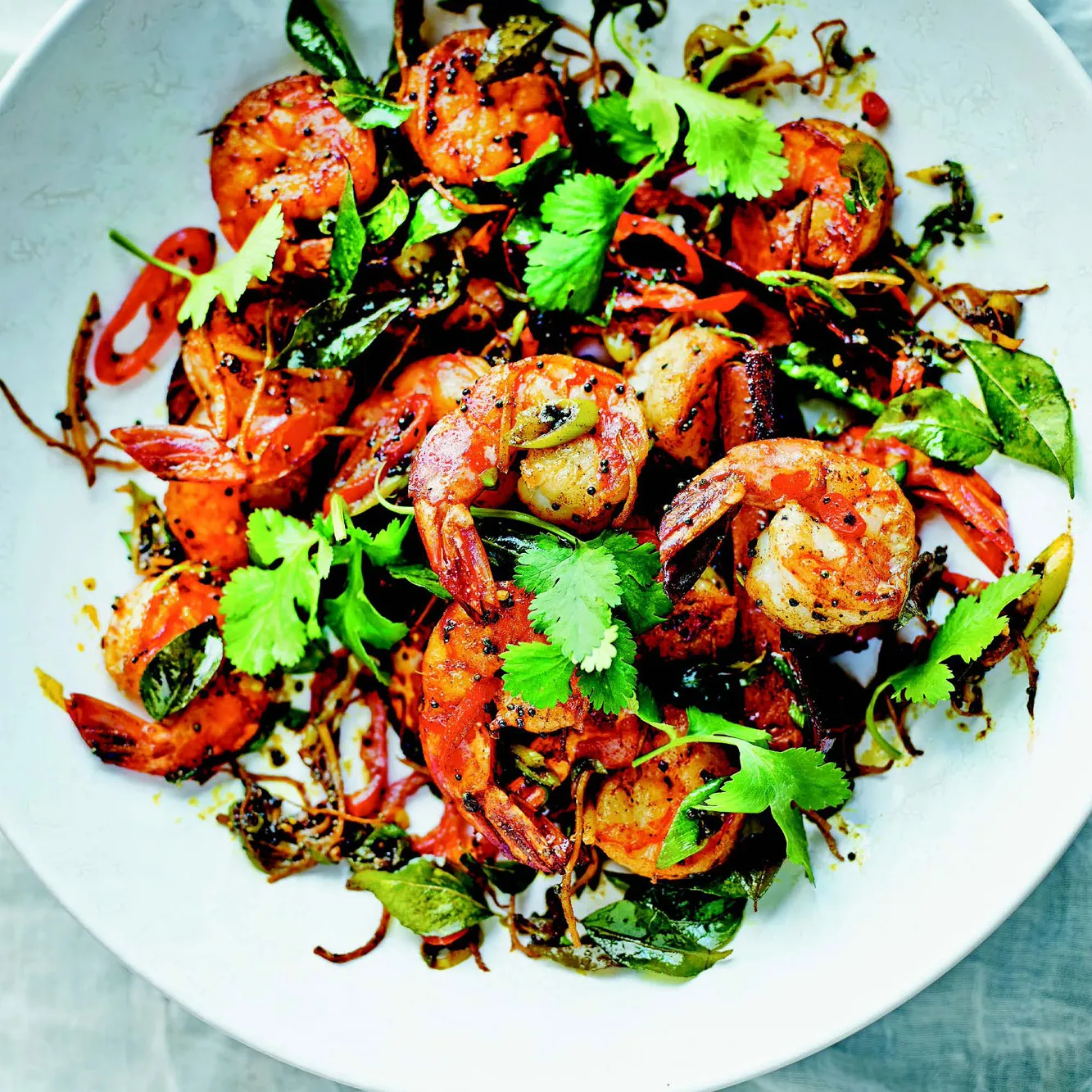 Steamed-Tiger-Prawn-with-Lime - ThaiMantra Pattaya Steamed-Tiger-Prawn-with-Lime