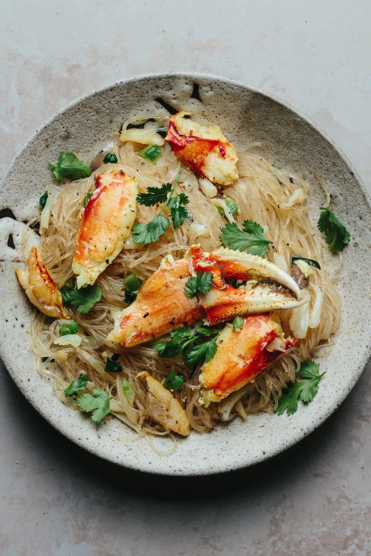 Stir-Fried-Crab-with-Glass-Noodles - ThaiMantra Pattaya Stir-Fried-Crab-with-Glass-Noodles