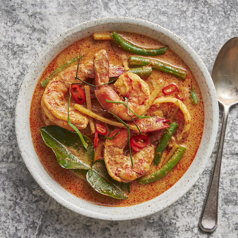 Thai-Red-Prawn-Curry - ThaiMantra Pattaya Thai-Red-Prawn-Curry
