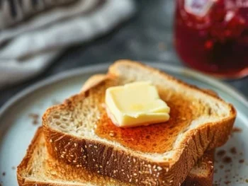 Toast-with-Jam-and-Butter