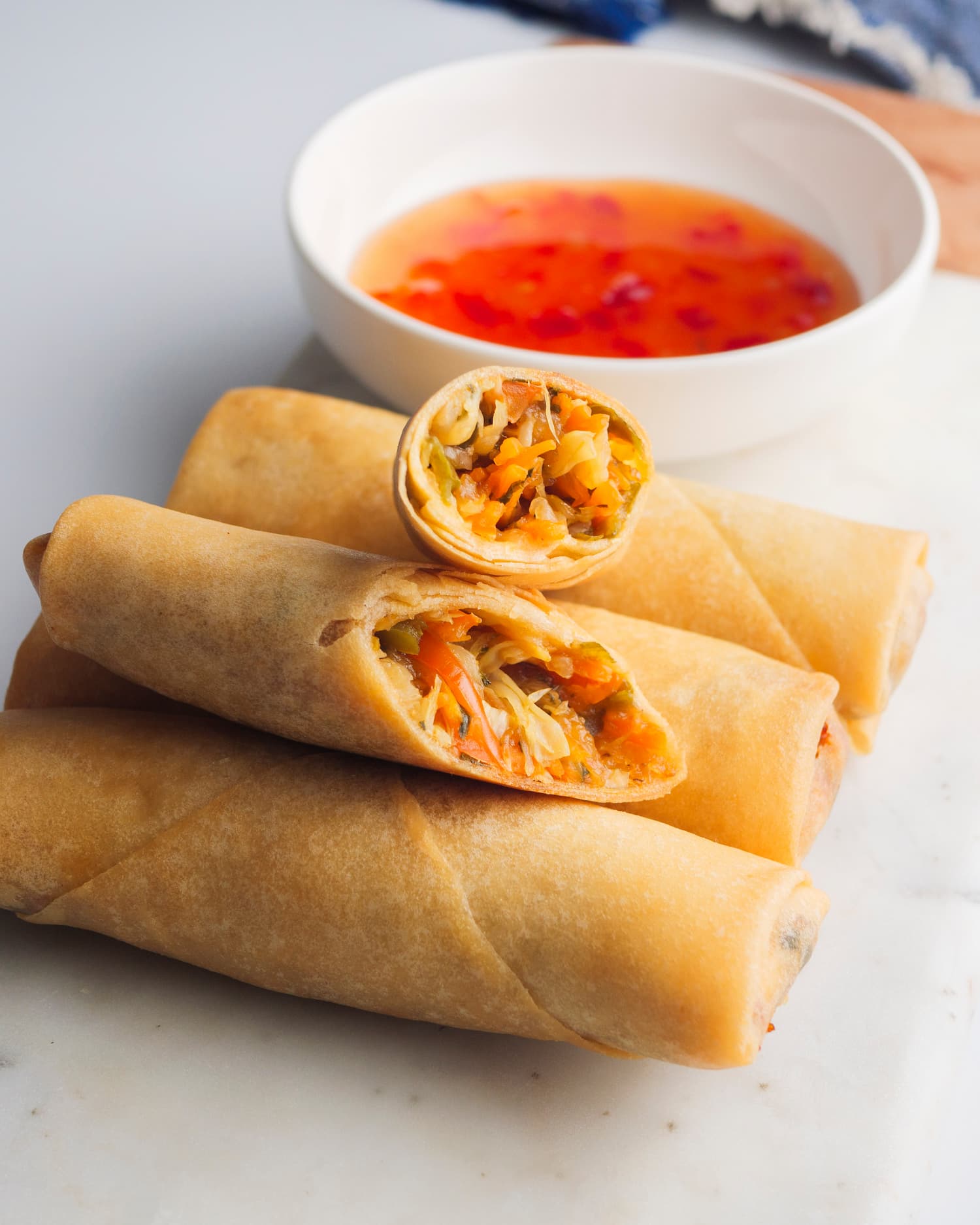 Vegetable-Spring-Rolls - ThaiMantra Pattaya Vegetable-Spring-Rolls